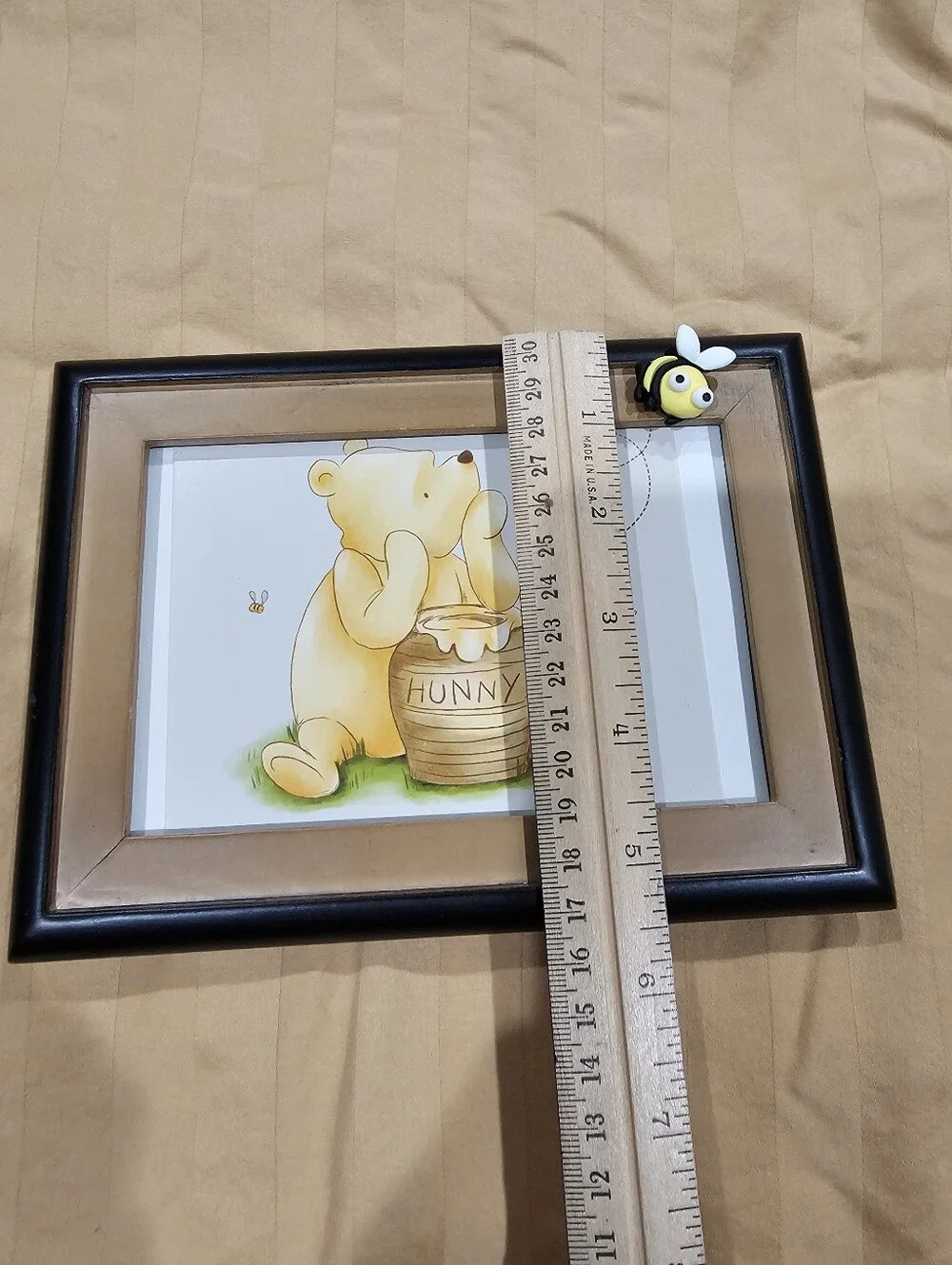Winnie the Pooh 'Hunny' Framed Art with Bee Accent